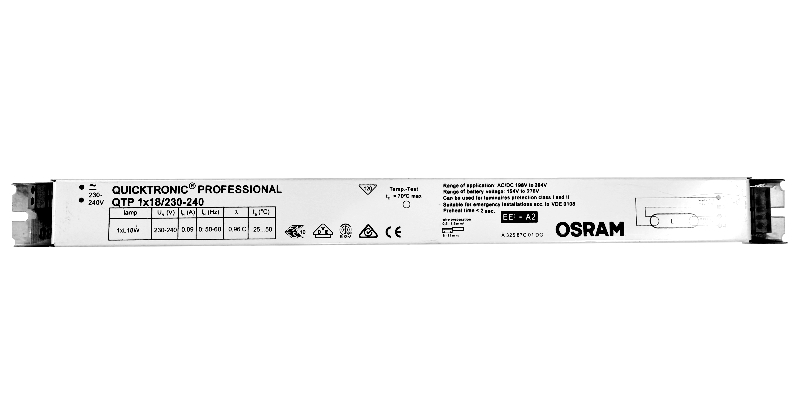 OSRAM Quicktronic Professional QTP 1x18/ 230-240 Ballast - Image 2