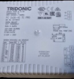 Tridonic PC 2x26-42 TC PRO 22176410